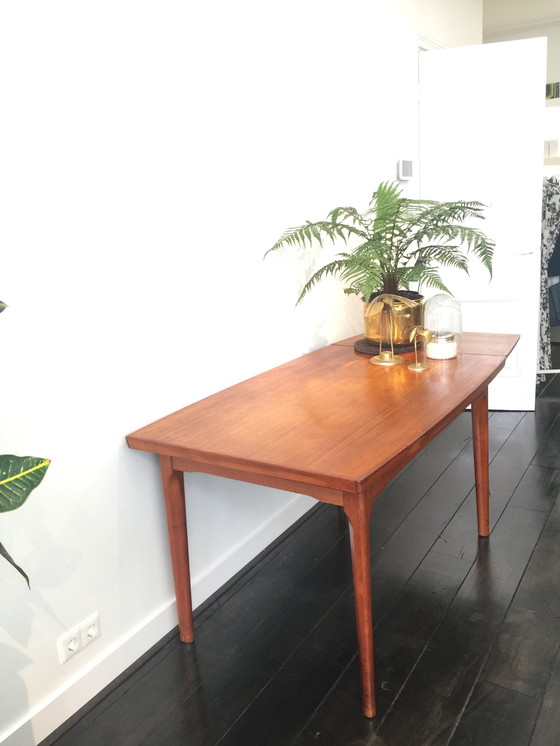 Image 1 of Vintage Hardwood Dining Table