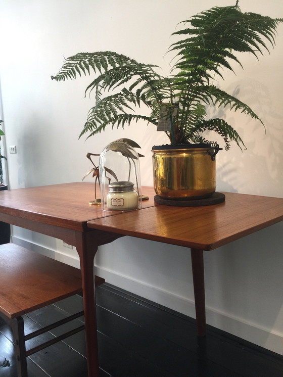 Image 1 of Vintage Hardwood Dining Table