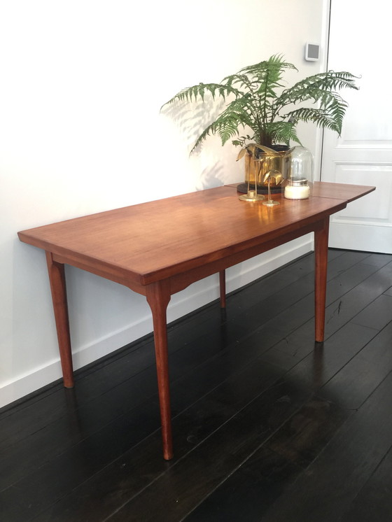 Image 1 of Vintage Hardwood Dining Table