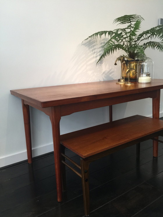 Image 1 of Vintage Hardwood Dining Table