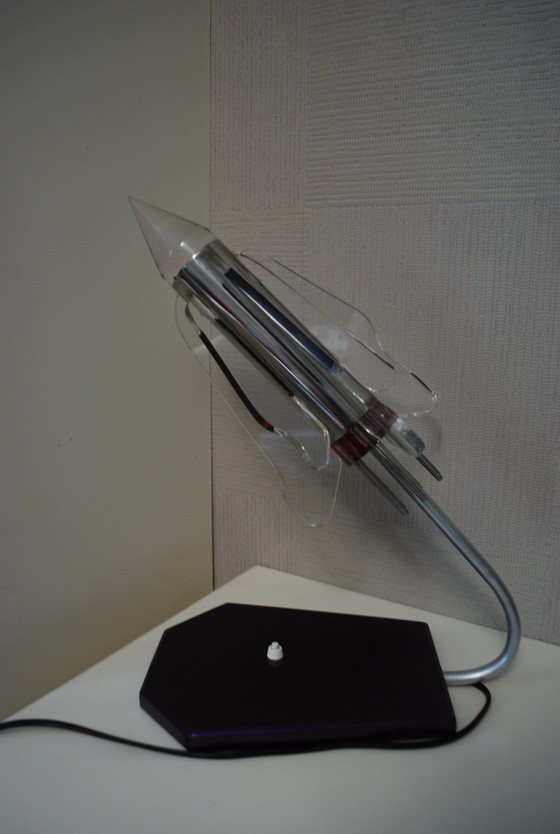 Image 1 of Space-Age Rocket Lamp