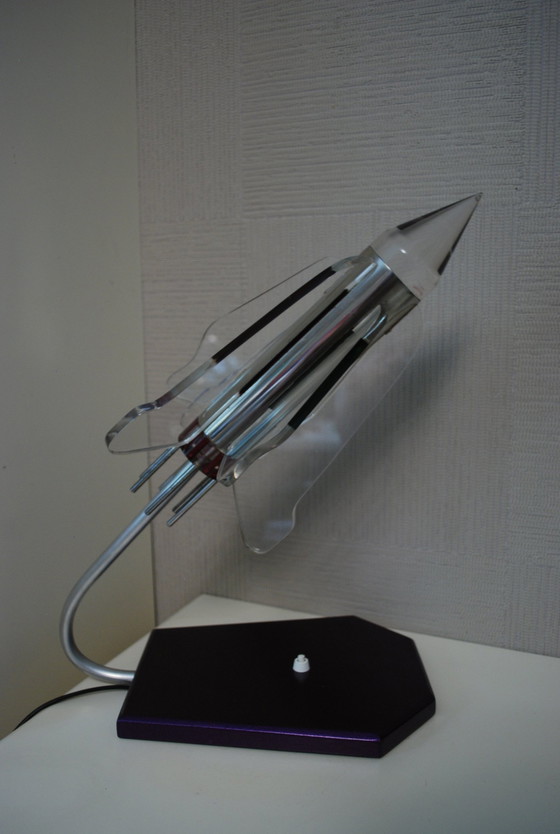 Image 1 of Space-Age Rocket Lamp