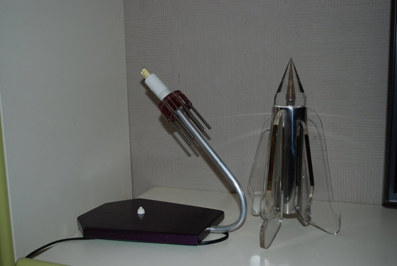 Image 1 of Space-Age Rocket Lamp