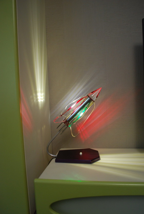 Image 1 of Space-Age Rocket Lamp