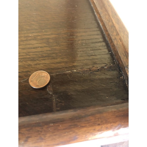 Image 1 of Vintage wallnut bar cart 1950