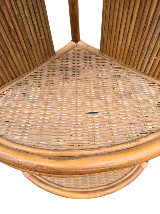 Image 1 of Rattan Corner Shelf