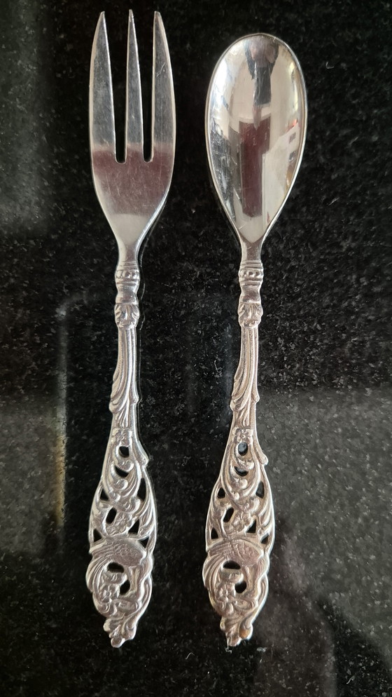 Image 1 of 100-Piece Gero 90 Silver-plated Cutlery