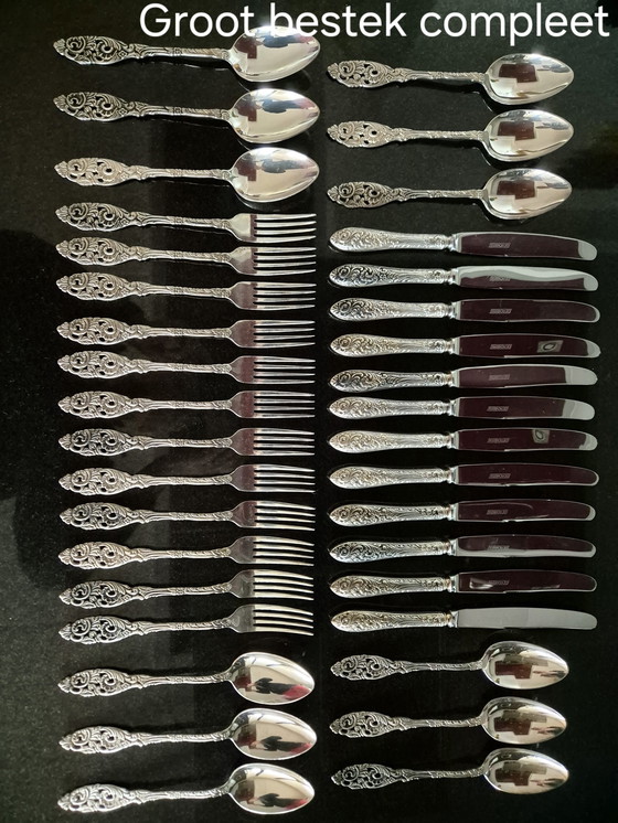 Image 1 of 100-Piece Gero 90 Silver-plated Cutlery