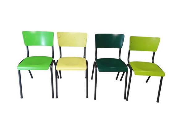 Image 1 of 2148 Sedie da scuola vintage industriali