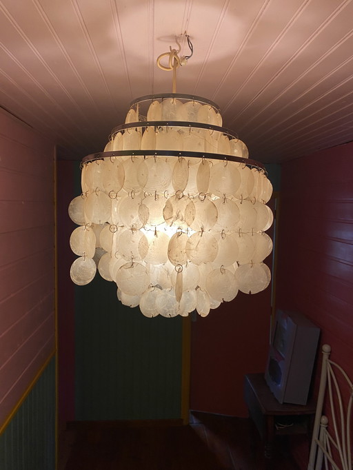 Mother-of-pearl chandeliers