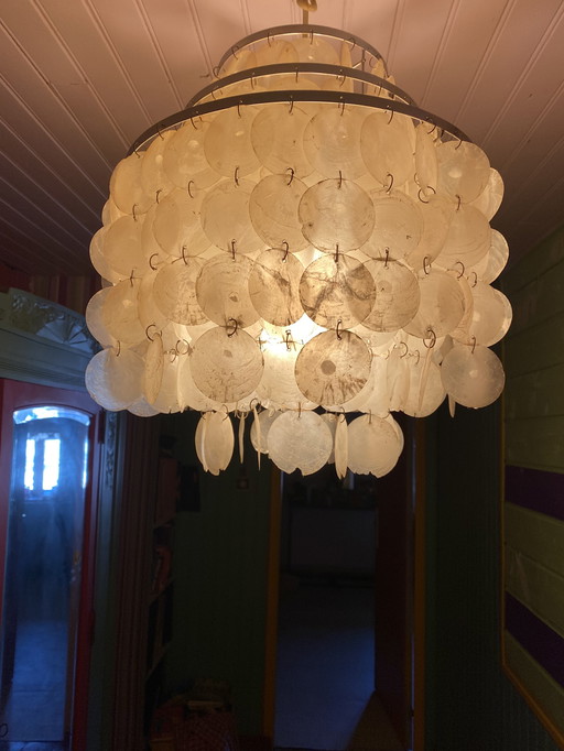 Mother-of-pearl chandeliers