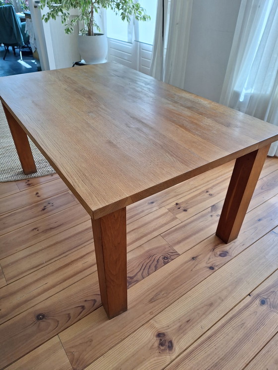 Image 1 of Light oak designer table