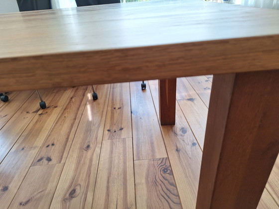 Image 1 of Light oak designer table