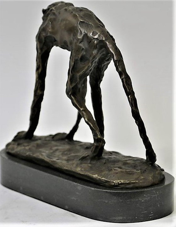 Image 1 of Spider Monkey Infinity Bronze Statue