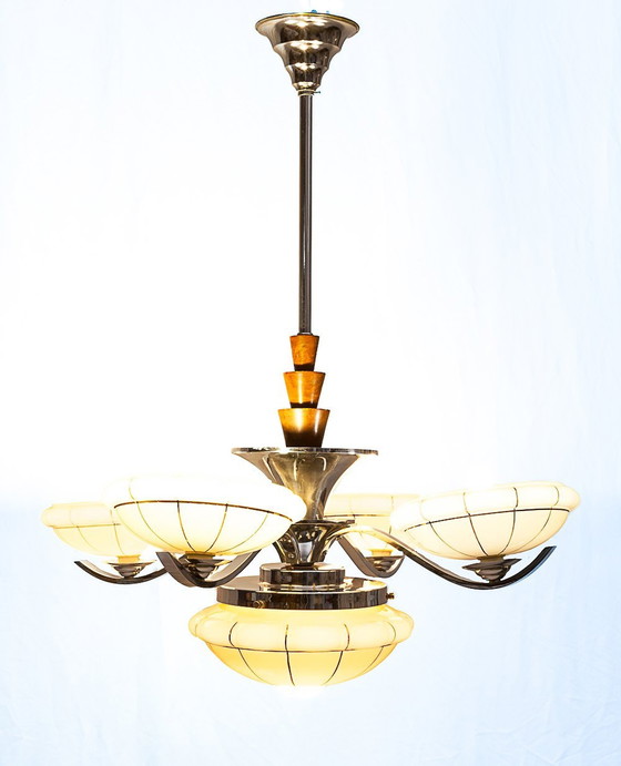 Image 1 of Napako Art Deco chandelier