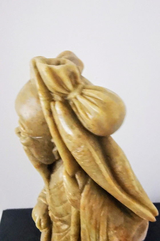 Image 1 of Immagine, pietra ollare, dio cinese della fortuna Shou