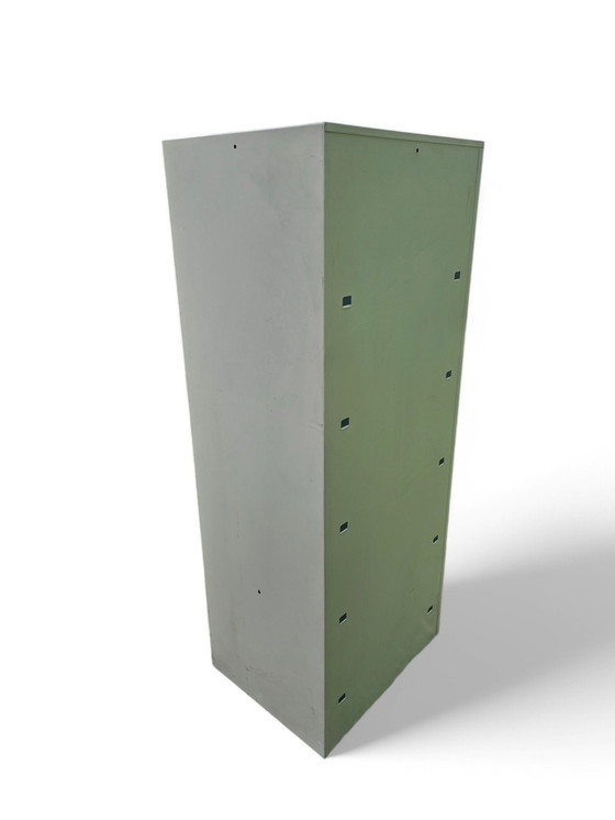 Image 1 of 70'S Vintage Metallic Flap Cabinet