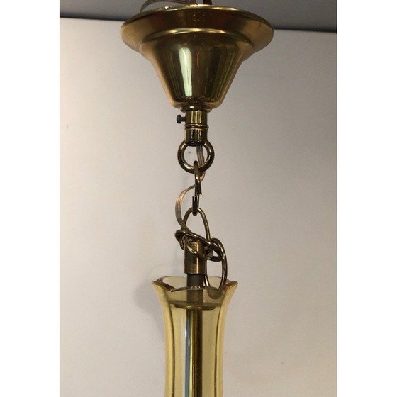 Image 1 of Pair of vintage Murano crystal chandeliers, 1970