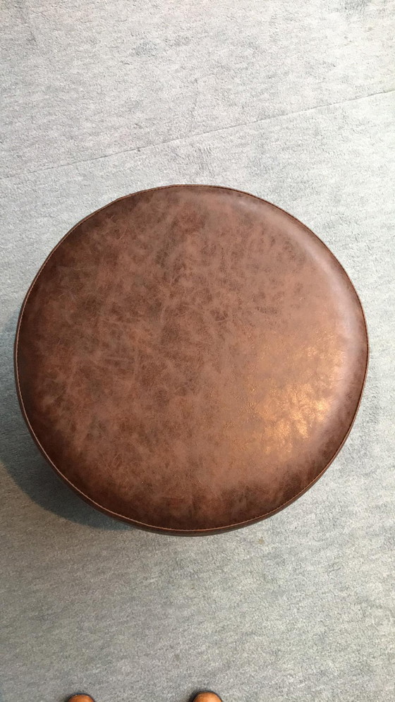 Image 1 of Dark Brown Pouf