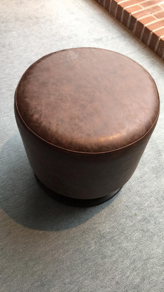 Image 1 of Dark Brown Pouf