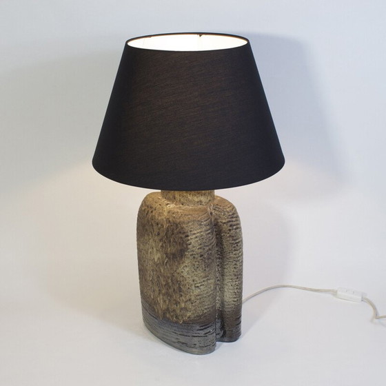 Image 1 of Vintage ceramic and enamel lamp by Kaiser Leuchten, Germany 1969