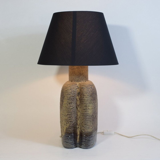 Image 1 of Vintage ceramic and enamel lamp by Kaiser Leuchten, Germany 1969
