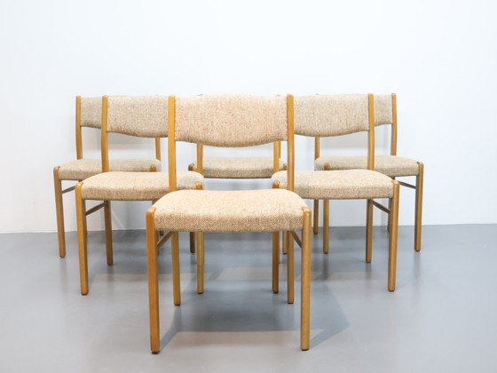 Image 1 of Set of 6 Danish chairs