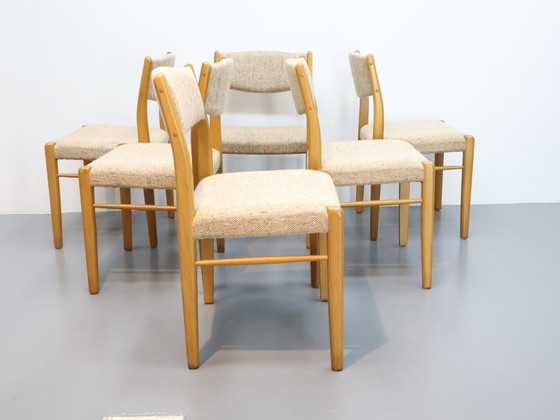 Image 1 of Set of 6 Danish chairs