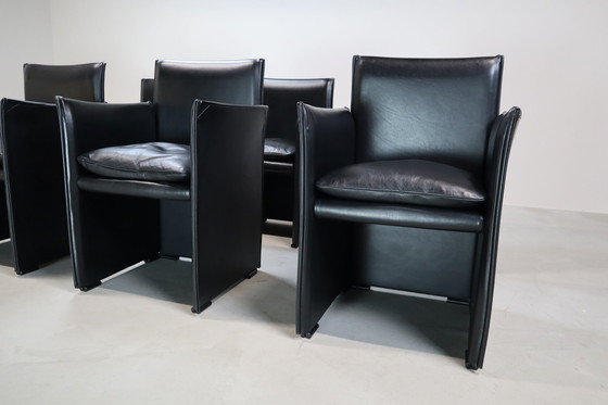 Image 1 of Set Of Eight Break 401 Armchairs By Mario Bellini For Cassina, 1976