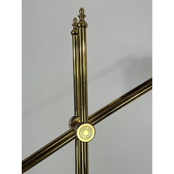 Image 1 of Adjustable vintage floor lamp in solid brass, Italy 1970