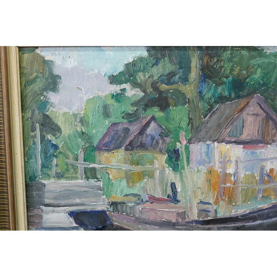 Image 1 of Litografía antigua de Karl Enock Ohlsson, Dinamarca, 1949