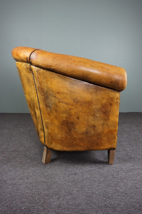 Image 1 of Fauteuil club en peau de mouton