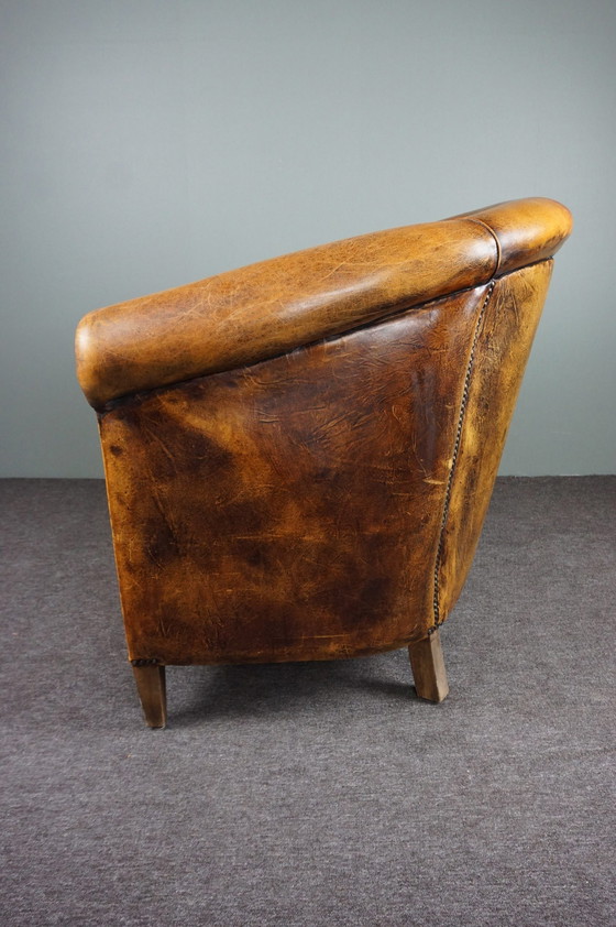 Image 1 of Fauteuil club en peau de mouton