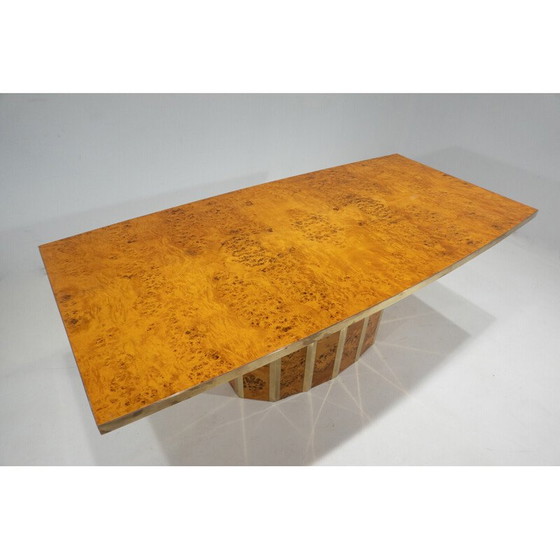 Image 1 of Mesa de comedor de mediados de siglo en madera de fresno, Italia