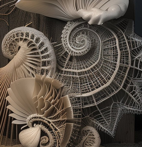 Image 1 of Unique Low-Cost Piece – Benoit Mandelbrot's Still Lifes: Column of Eternity