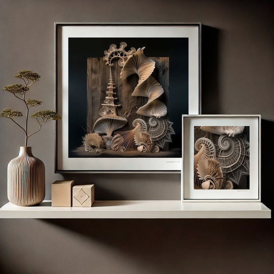 Image 1 of Unique Low-Cost Piece – Benoit Mandelbrot's Still Lifes: Column of Eternity