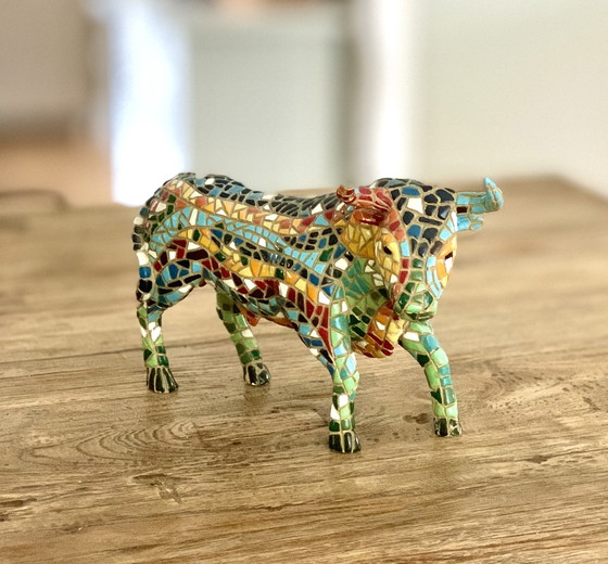 Image 1 of Ceramic sculpture bull, Gaudi style