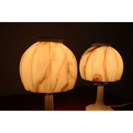 Image 1 of Coppia di lampade da tavolo vintage, Cecoslovacchia 1970