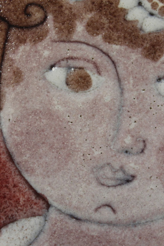 Image 1 of Robert & Jean Cloutier Face Design Tile