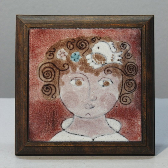 Image 1 of Robert & Jean Cloutier Face Design Tile