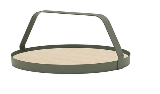 Image 1 of Design On Stock Waiter Tray Ø45 Cm Steelblue