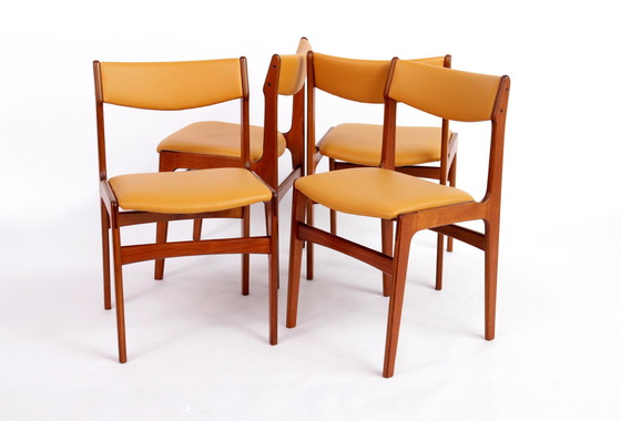 Image 1 of Dining table chairs Erik Buch