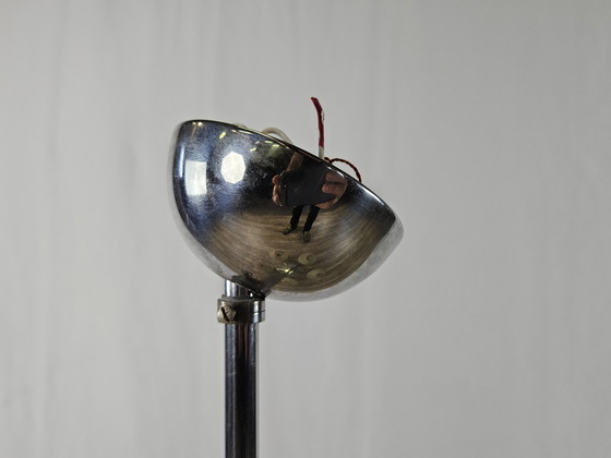 Image 1 of Art Decò Chandelier In Briar, Steel And Glass