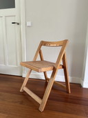 Vintage webbing folding chair