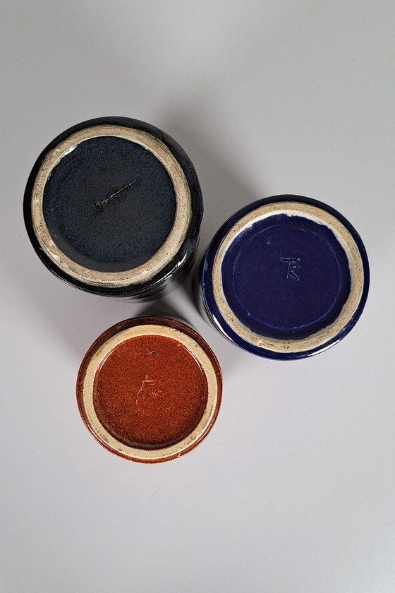 Image 1 of Studio ceramic set of vases