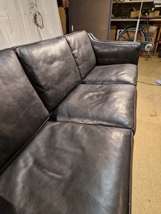 Image 1 of Fredericia 2213 Borge Mogensen 3 Seater Sofa Leather