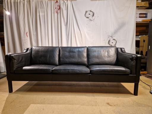 Fredericia 2213 Borge Mogensen 3 Seater Sofa Leather