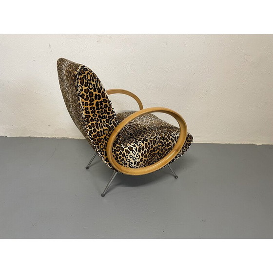 Image 1 of Poltrona vintage Milu in metallo e tessuto per Arketipo, Italia