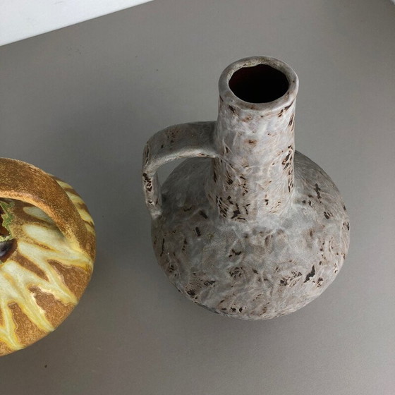 Image 1 of Pair of 2 vintage ceramic vases by Heinz Siery for Carstens Tonnieshof, Germany 1970