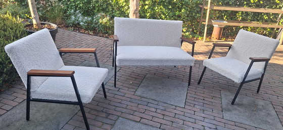 Image 1 of Sixties Dutch Design Armchairs And Sofa